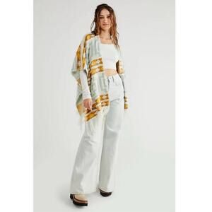 Free People Boho Diamondback Cozy Kimono One Size